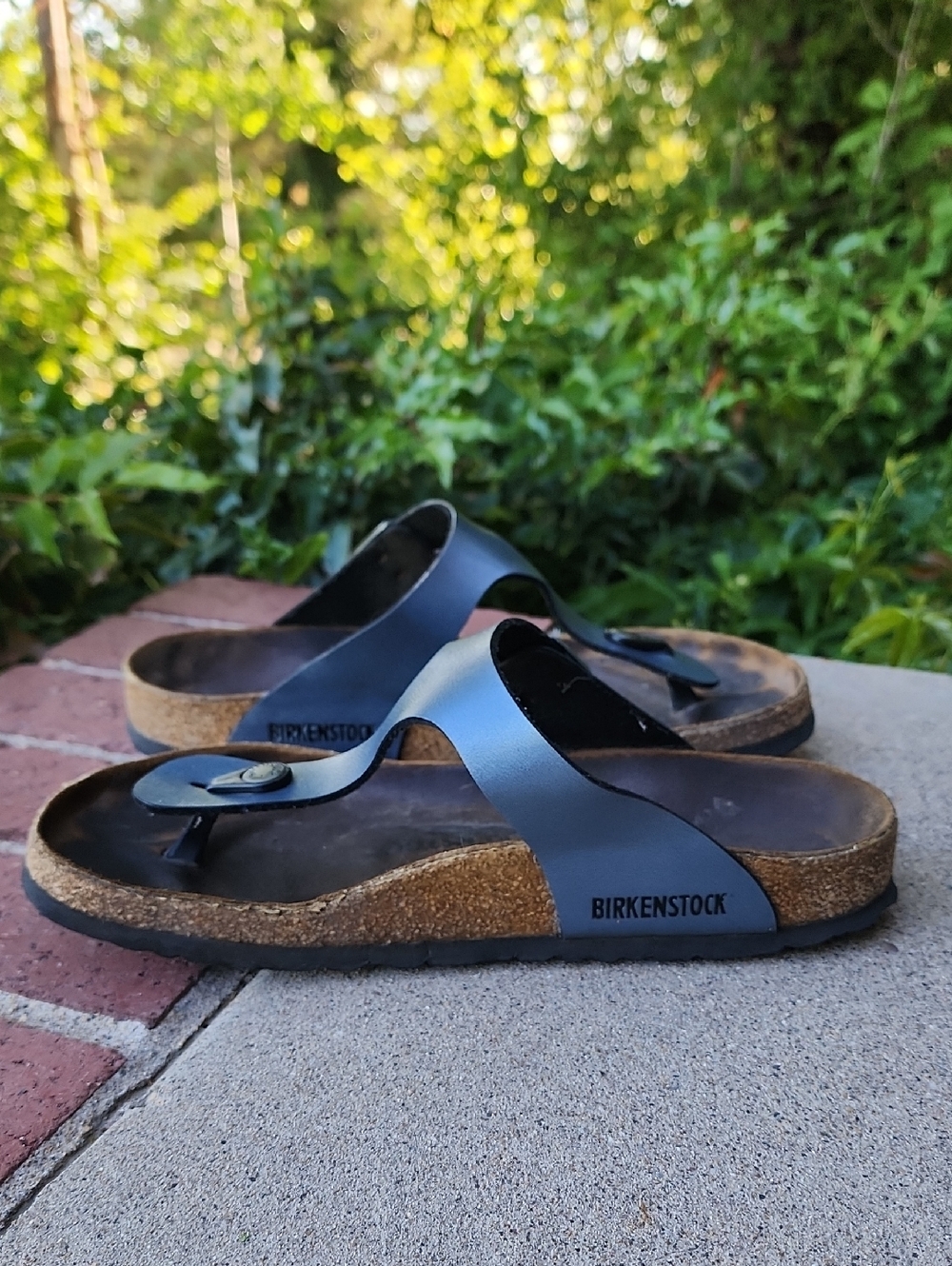 Birkenstock Gizeh Onyx Birko-Flor Sandals